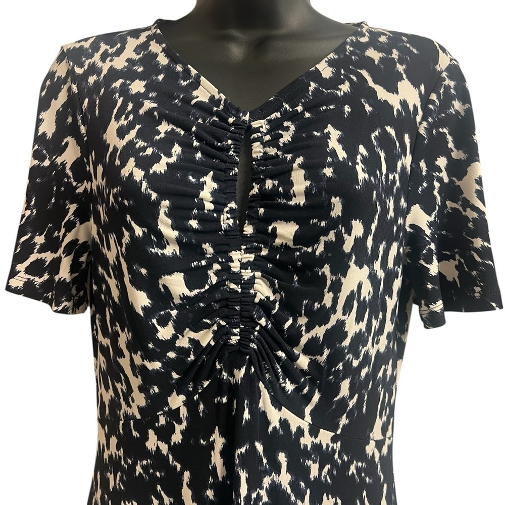 Michael Kors Black and White Admiral Print Dress Sz XS NWT